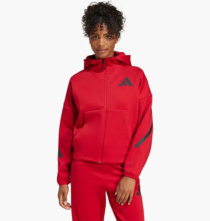 Куртка жіноча Adidas Z.N.E. Full-Zip Hoodie Red JF8888