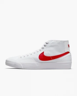 Кросівки унісекс Nike Sb Blzr Court Mid White/Red DC8901-101