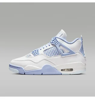 Кроссовки женские Air Jordan 4 Retro Forget Me Not White/Light Blue HV0823-100
