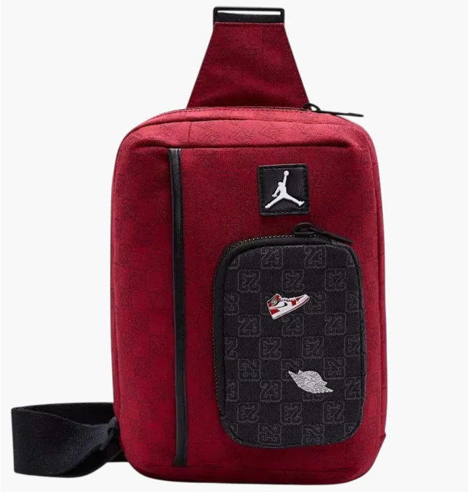 Сумка мужская Air Jordan 23 Monogram Red/Black MA9042-H15