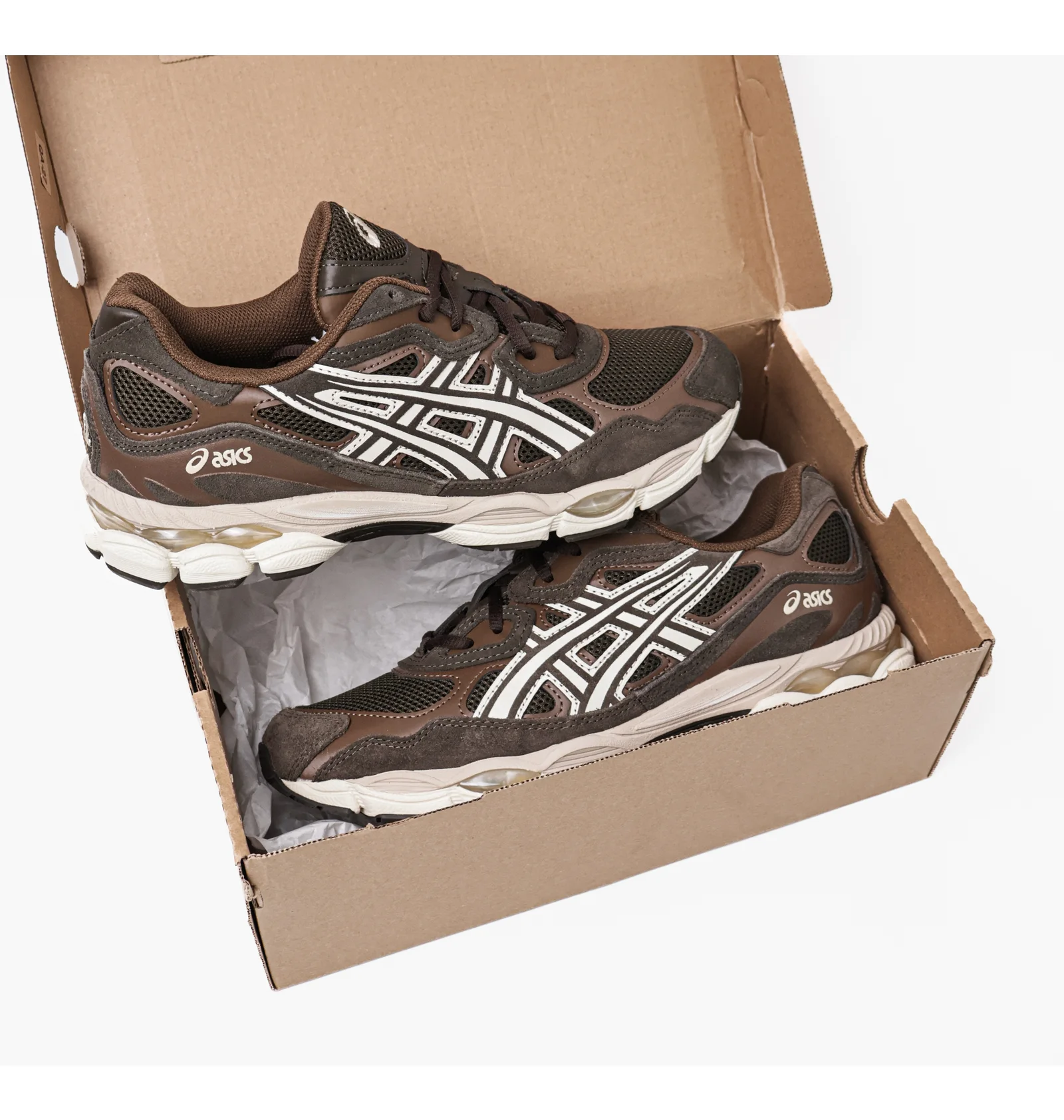 ᐉ Кросівки чоловічі Asics Gel-Nyc Black Coffee Brown/Olive