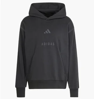 Худі чоловіче Adidas All Szn Fleece Graphic Sportswear Black JJ3665