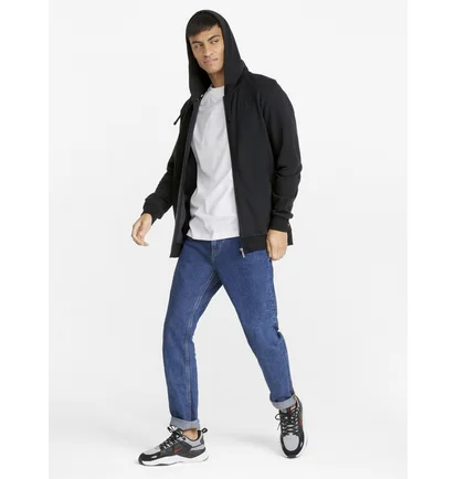Толстовка мужская Puma Modern Basics Fz Hoodie Black 84741101