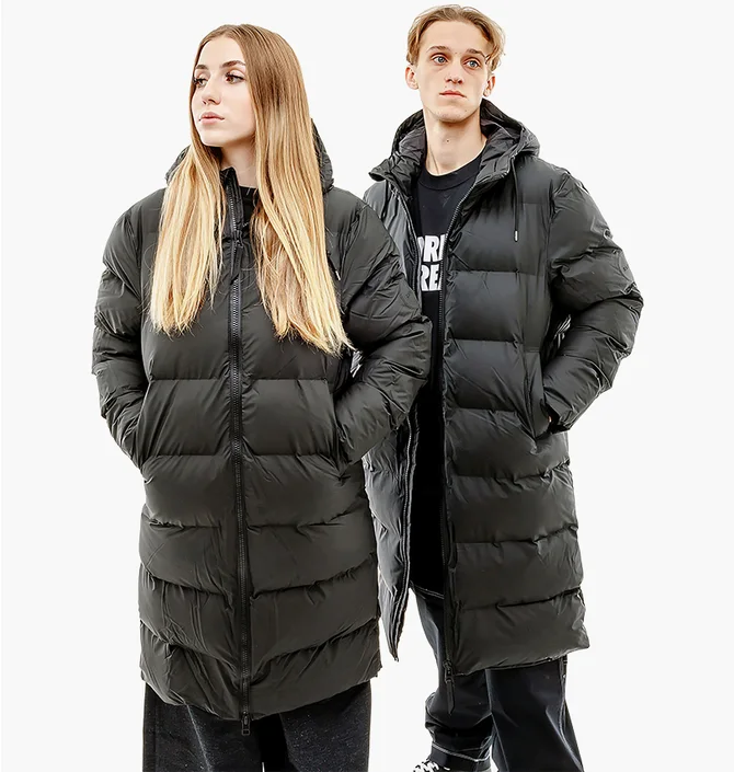 Парка унісекс Rains Jackets Black 1507-BLACK