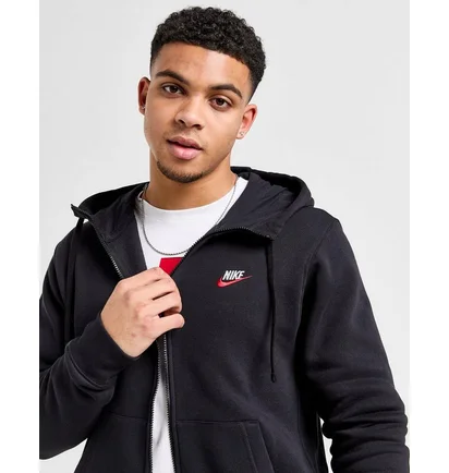 Толстовка чоловіча Nike M Club Dt Hoodie Fz Bb Black DQ8384-012