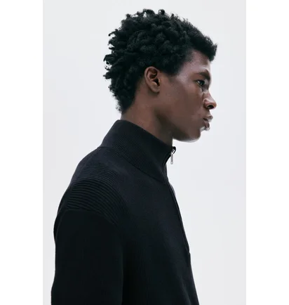 Кофта чоловіча H&M Regular Fit Black 1286499001