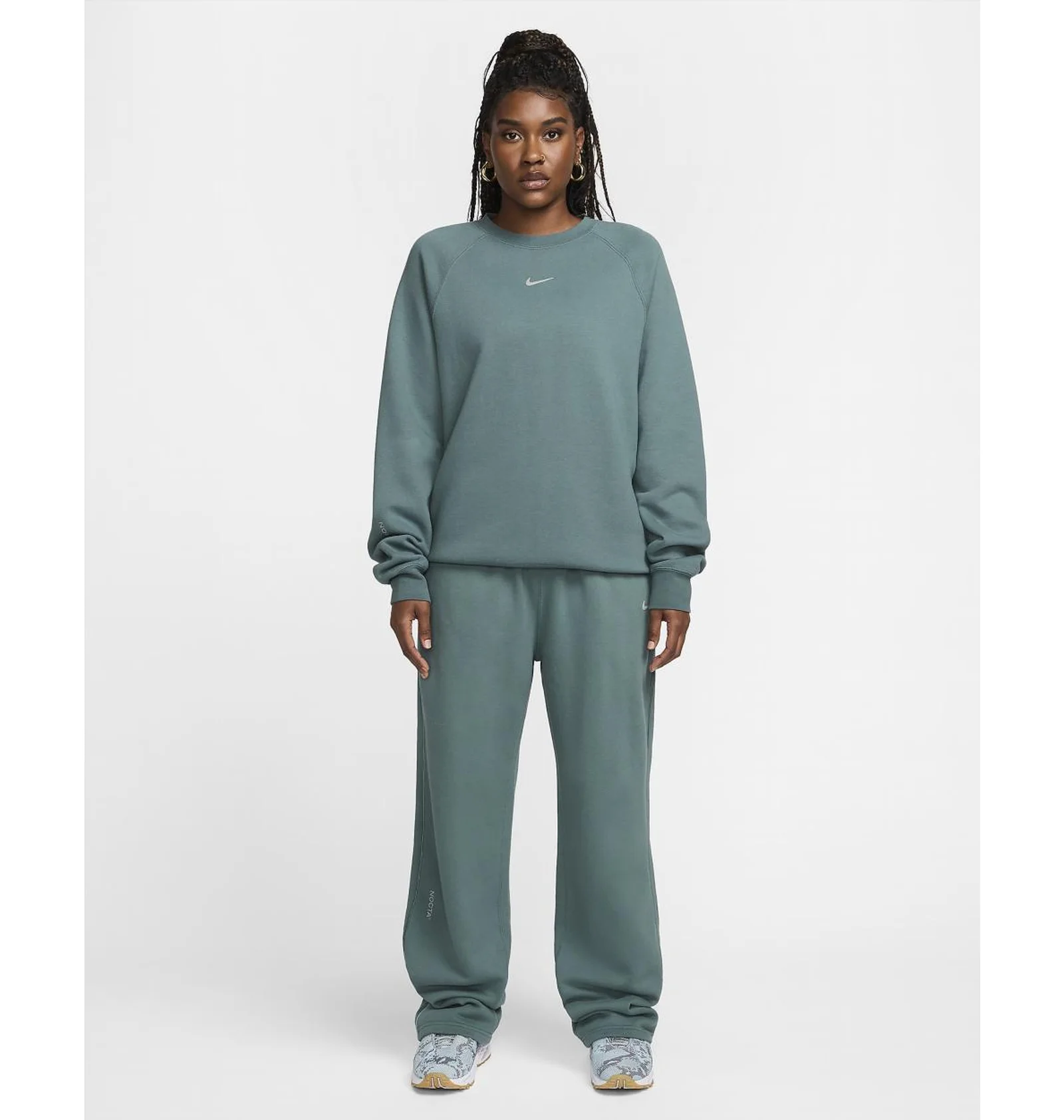 ᐉ Світшот чоловічий Nike Nocta Fleece Cs Crew Light Blue FN8160