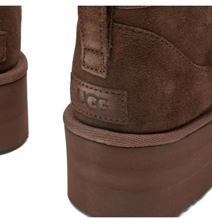 Уггі жіночі UGG Classic Ultra Mini Platform Boot Brown 1135092-BCDR