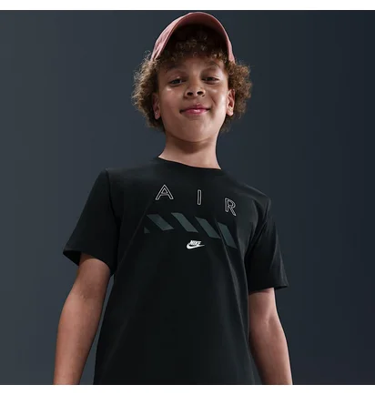 Футболка детская Nike Air Older Kids T-Shirt Black HV5191-010