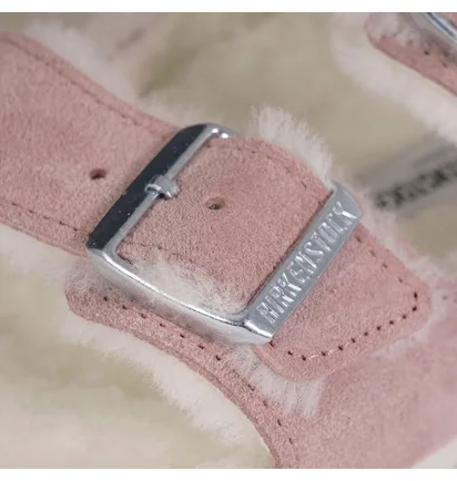Тапочки женские Birkenstock Arizona Shearling Pink 1023258