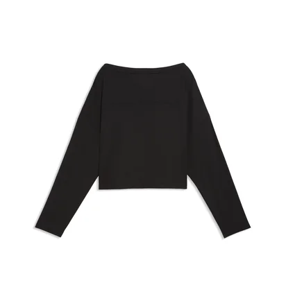 Лонгслів жіночий Puma Cloudspun Rib Black 528675-01