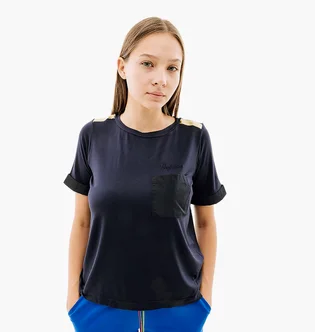 Футболка жіноча AUSTRALIAN Gold Tape Jersey V Tee Black LSDTS0028-200