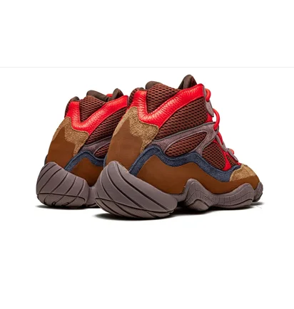 Кроссовки мужские Adidas Yeezy 500 High Bordo GW2874