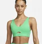 Топ женский Nike Indy Plunge Cutout WomenS Medium-Support Padded Sports Bra Green DV9837-363
