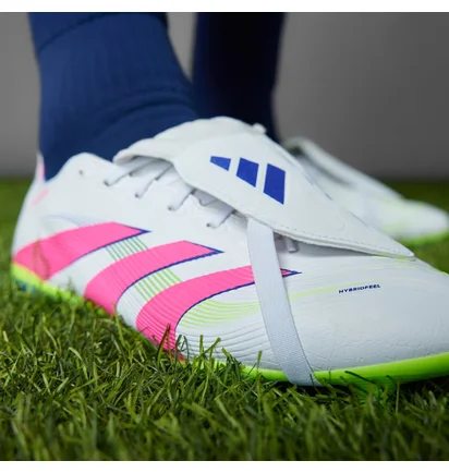 Бутсы унисекс Adidas Predator League L Fg White/Pink ID1320