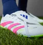 Бутсы унисекс Adidas Predator League L Fg White/Pink ID1320