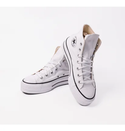 Кеды женские Converse Taylor All Star Lift Hi White 560846C