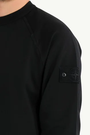 Світшот чоловічий Stone Island Patch Crewneck Black L1S156100064S00F3-V0029