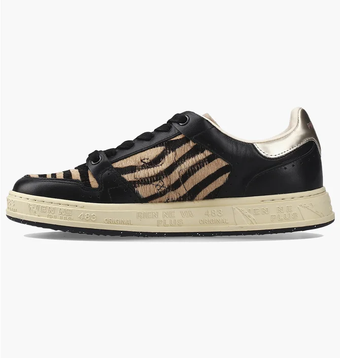 Кросівки жіночі Premiata Quinn Var.7656 Black/Brown QUINND-7656