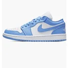 Кроссовки женские Air Jordan 1 Low Wmns White/Light Blue AO9944-441