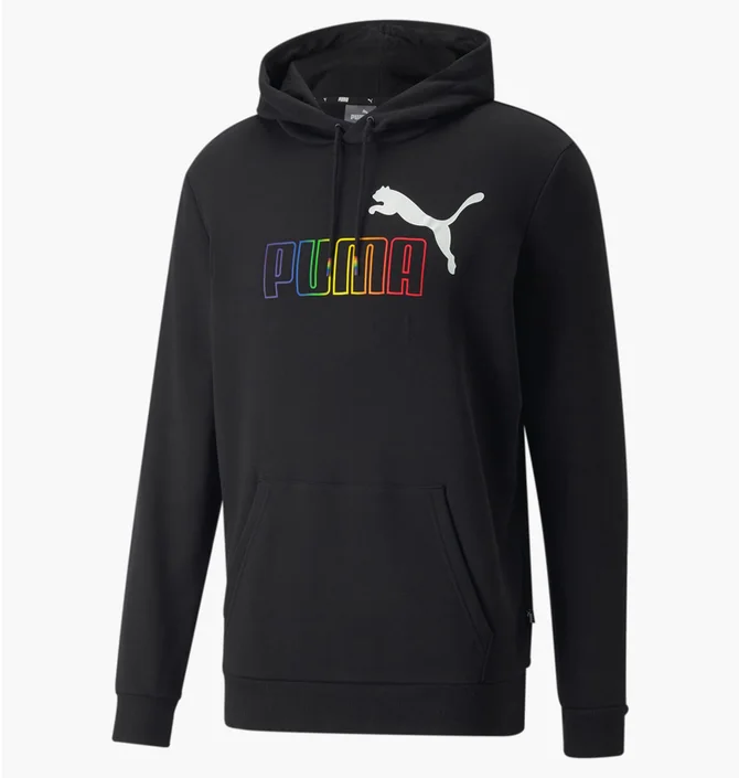 Худи мужское Puma Essentials+ Rainbow Hoodie Black 848678-01