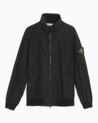 Ветровка мужская Stone Island Logo Patch Waterproof Windbreaker Black 781542822-V0029