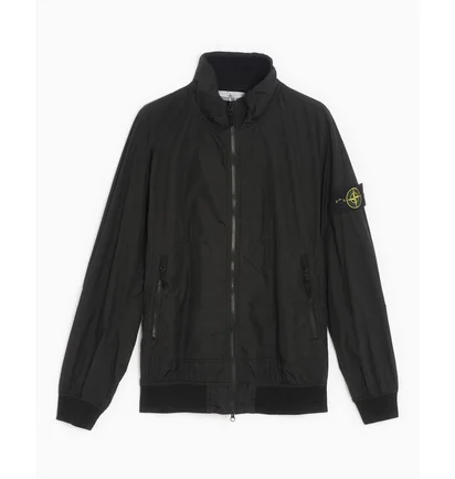 Вітровка чоловіча Stone Island Logo Patch Waterproof Windbreaker Black 781542822-V0029