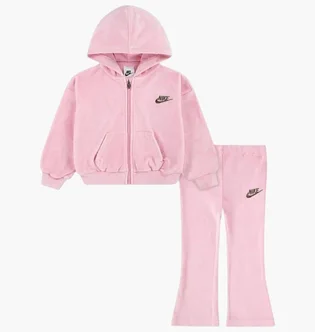 Спортивний костюм дитячий Nike Velour Flared Leggings Pink 36N417-A0W