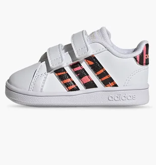 Кросівки дитячі Adidas Grand Court Tiger-Print Shoes White Gz1079