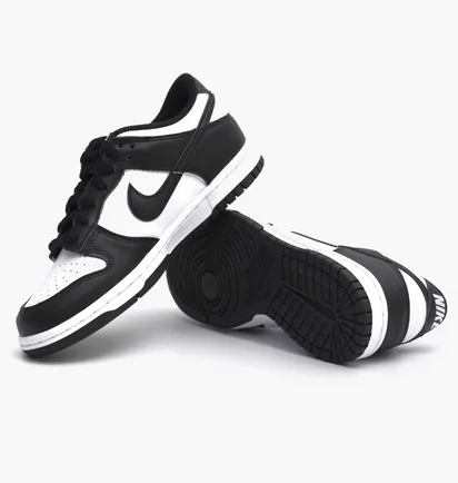 Кросівки жіночі Nike Dunk Low Retro White/Black CW1590-100