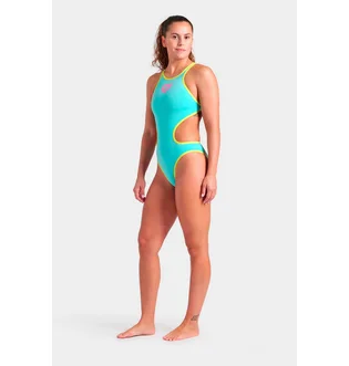 Купальник женский Arena One Biglogo One Piece Turquoise 001198-839