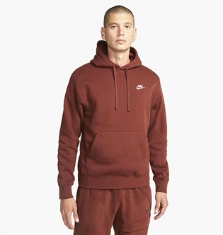 Худи мужское Nike Sportswear Club Fleece Brown Bv2654-217