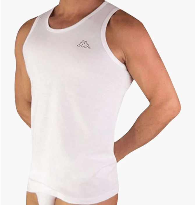 Майка мужская Kappa Canotta Spalla Larga Violet K1325-BIANCO