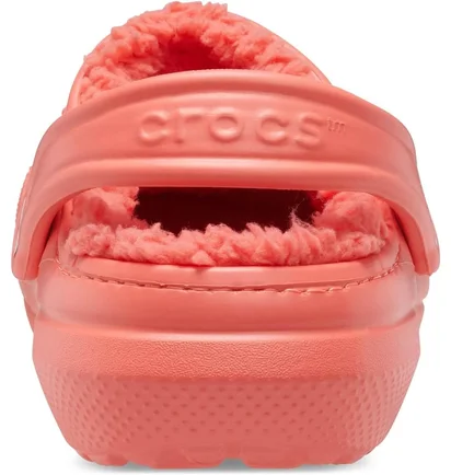 Тапочки женские CROCS Classic Lined Clog Orange 203591-6SL