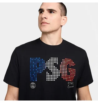 Футболка чоловіча Nike Paris Saint-Germain MenS Nike Soccer T-Shirt Black FV8637-010
