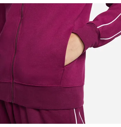 Толстовка жіноча Nike W Nsw Mlnm Essntl Flc Fz Hdy Violet CZ8338-610