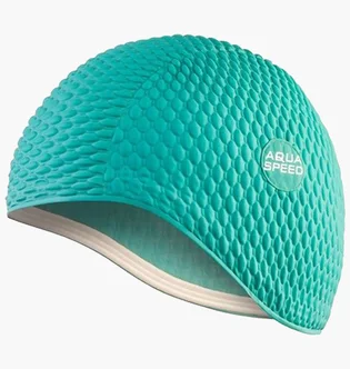 Шапочка для плавания женская Aqua speed Bombastic Turquoise 104-04