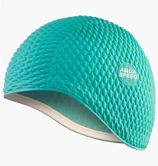 Шапочка для плавания женская Aqua speed Bombastic Turquoise 104-04