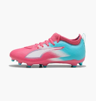 Бутсы детские Puma Ultra 6 Match Re-Charge Jr Fg/Ag Pink/Turquoise 108767-01