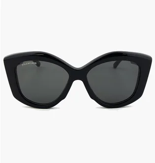 Солнцезащитные очки женские BALENCIAGA Grey/Black BB0126S-001-56