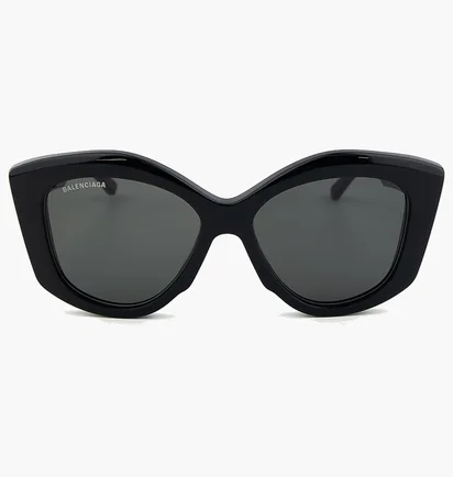 Солнцезащитные очки женские BALENCIAGA Grey/Black BB0126S-001-56