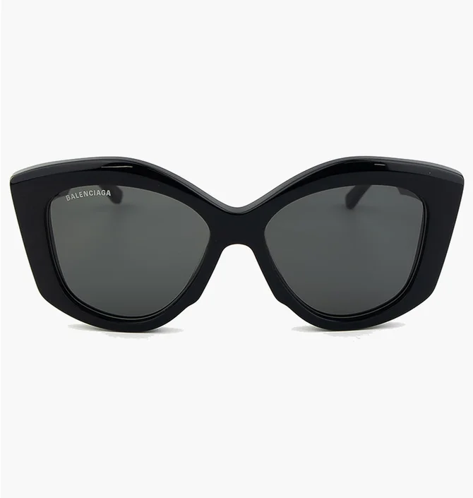 Солнцезащитные очки женские BALENCIAGA Grey/Black BB0126S-001-56