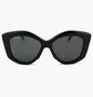 Солнцезащитные очки женские BALENCIAGA Grey/Black BB0126S-001-56