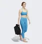 Топ женский Adidas Yoga Studio Light-Support 3-Stripes Bra Blue Hh9127