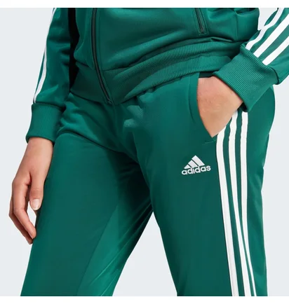 Спортивный костюм женский Adidas Essentials 3-Stripes Green IJ8785