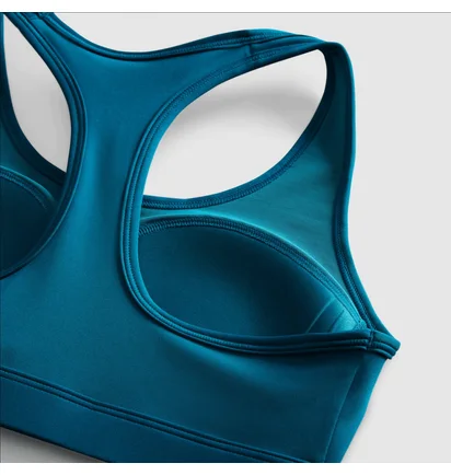 Топ женский Nike Swoosh Medium Support Blue DX6821-457