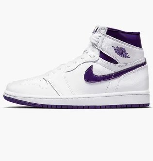 Кроссовки женские Air Jordan 1 High Court Purple White CD0461-151