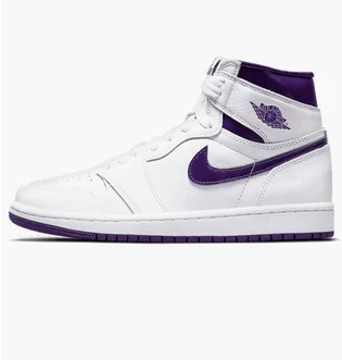 Кроссовки женские Air Jordan 1 High Court Purple White CD0461-151
