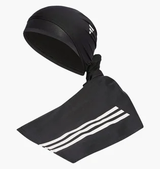 Пов'язка на голову Adidas Own The Run 3-Stripes Black IK5001