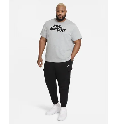 Футболка чоловіча Nike M Nsw Tee Just Do It Swoosh Grey AR5006-063